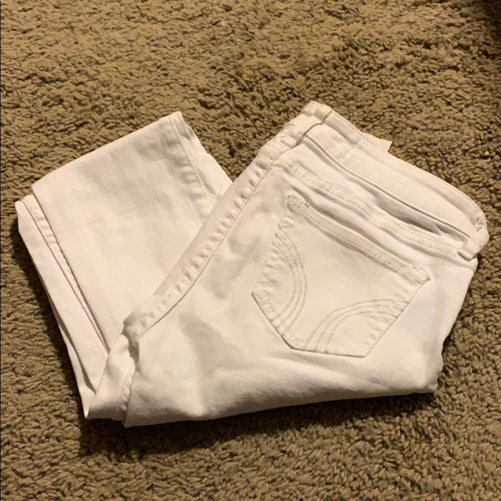 White Hollister Skinny Jeans Size 0R